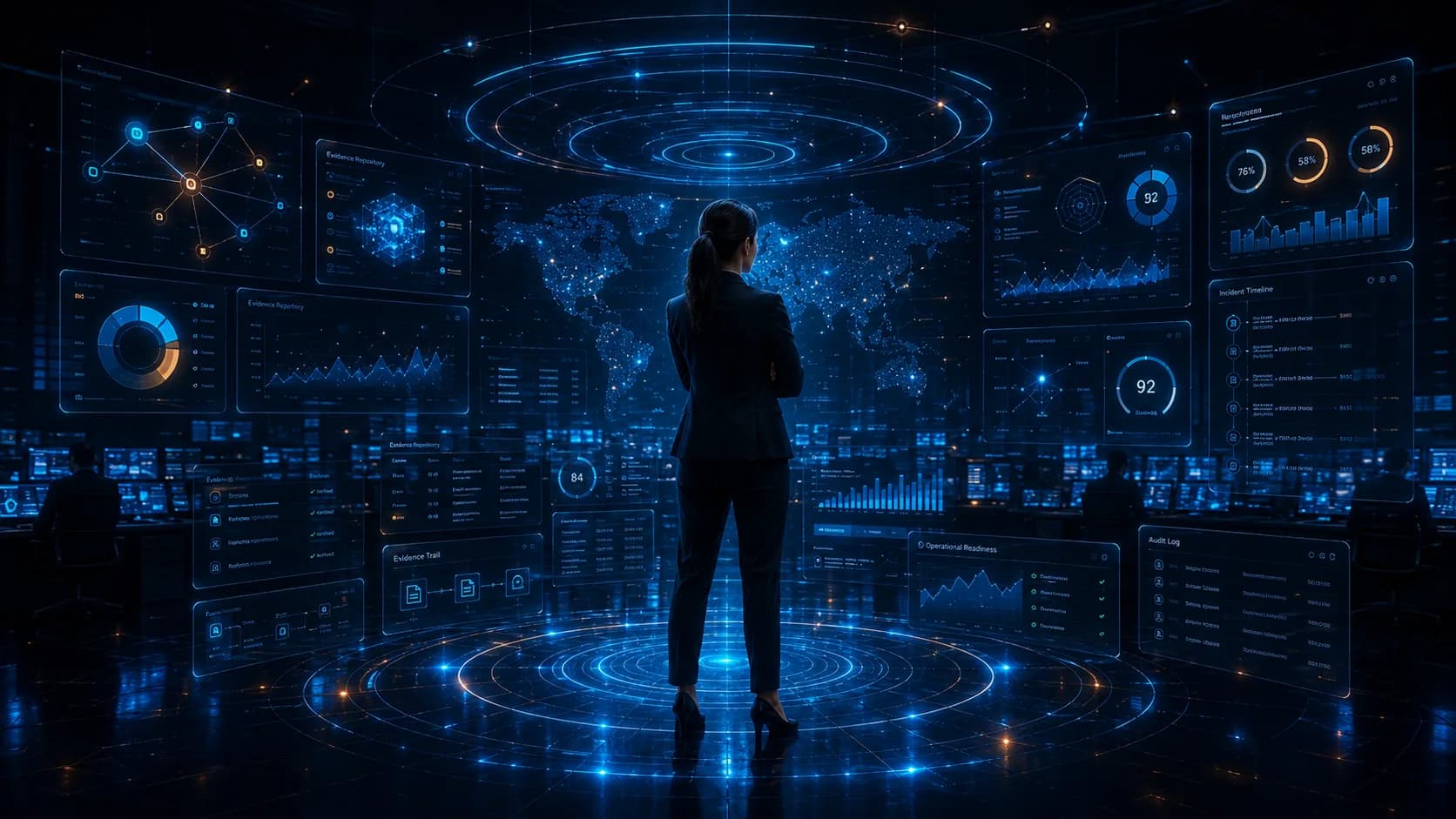 Cyber response evaluation inside a live operational-readiness environment