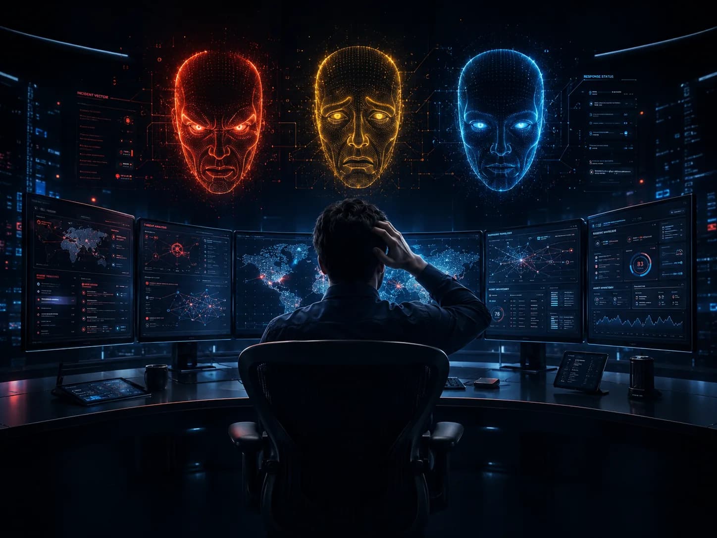 Cyber response team operating under sustained adversarial pressure